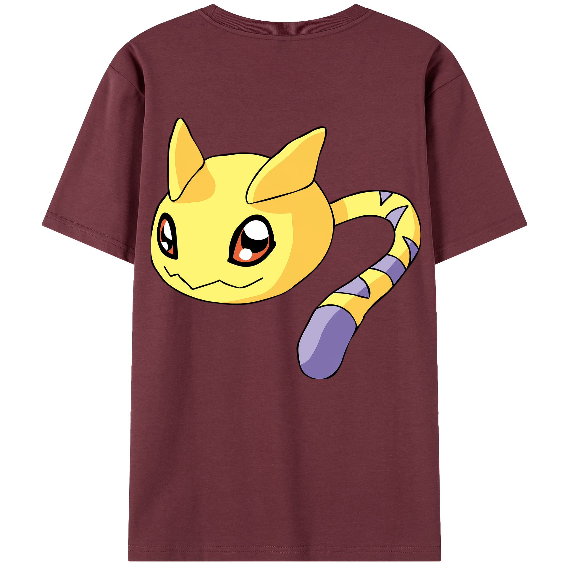 （画像用） Digimon デジタルモンスター/デジモン 綿100％半袖Tシャツ（背面プリント）